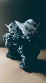 プレミアムバンダイ限定MG「1/100 ガンダムアストレア＋プロトGNツインブロードブレイド」、一番くじ限定MG「1/100 ガンダムエクシア ソリッドクリア」レビューのイメージ